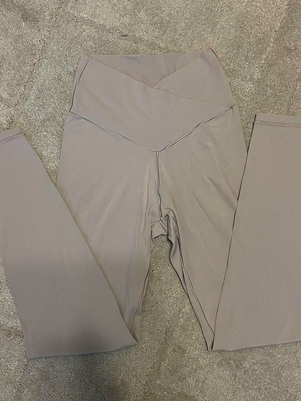 Aerie pale pink crossover leggings